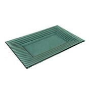 Wholesale - 13.58"x8.86" RECT. GLASS PLATE C/P 12, UPC: 682961100038